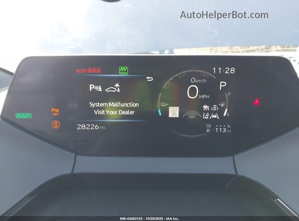 JTDACACU9R3017326 2024 TOYOTA PRIUS PRIME Gray უკანა სავარძლების ხედი