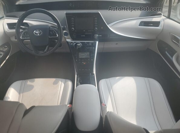 JTDBVRBD0JA005225 2018 TOYOTA MIRAI Silver წინა პანელის ხედი