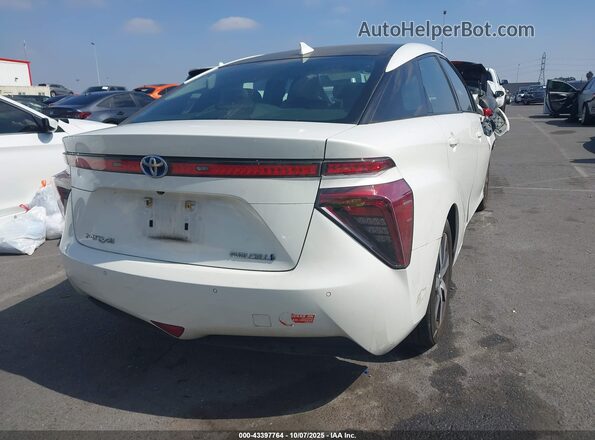 JTDBVRBD1HA001565 2017 TOYOTA MIRAI White Trasero derecho