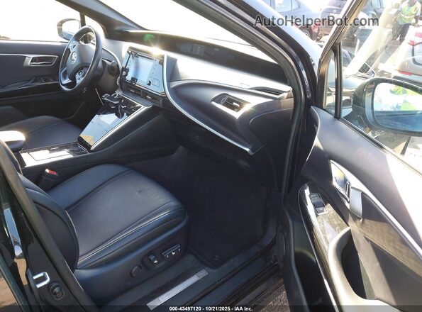 JTDBVRBD2LA008159 2020 TOYOTA MIRAI Black წინა სალონის ხედი