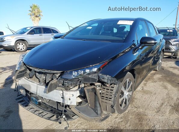 JTDBVRBD2LA008159 2020 TOYOTA MIRAI Black წინა მარცხენა ხედი სამი მეოთხედიდან