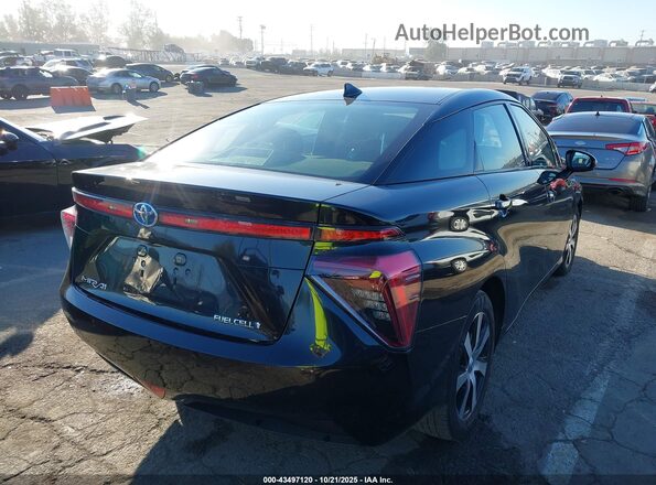 JTDBVRBD2LA008159 2020 TOYOTA MIRAI Black უკანა მარჯვენა