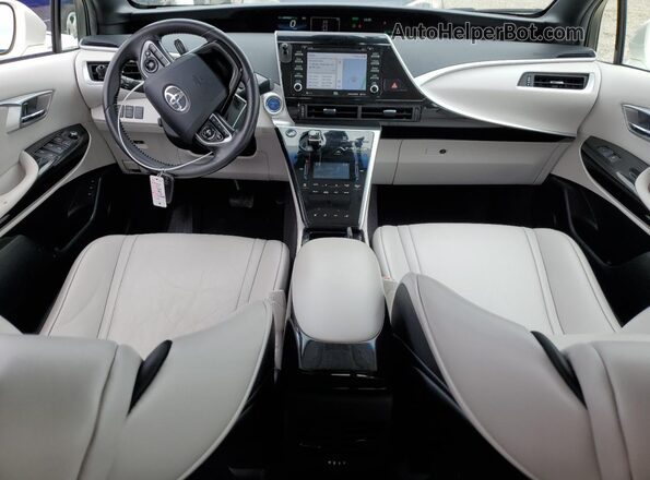 JTDBVRBD5KA007800 2019 TOYOTA MIRAI White წინა პანელის ხედი
