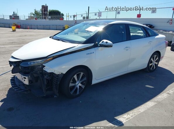 JTDBVRBD6HA001593 2017 TOYOTA MIRAI White Առջևի ձախ երեք քառորդ տեսարան