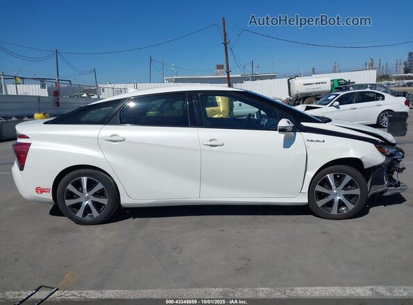 JTDBVRBD6HA001593 2017 TOYOTA MIRAI White Սալոնի հետևի տեսք