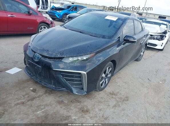 JTDBVRBD7HA003739 2017 TOYOTA MIRAI Black Առջևի ձախ երեք քառորդ տեսարան