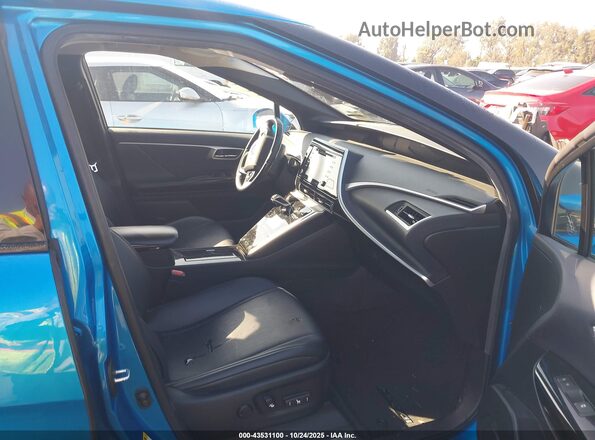 JTDBVRBD7JA005481 2018 TOYOTA MIRAI Blue Widok wnętrza z przodu