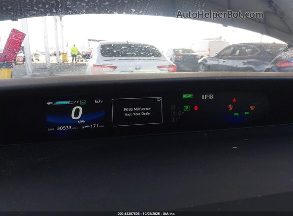 JTDBVRBD7LA008254 2020 TOYOTA MIRAI Blue Вид задніх сидінь
