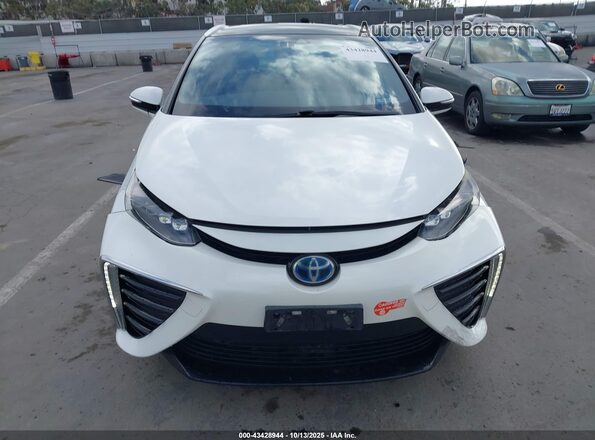 JTDBVRBD9HA001314 2017 TOYOTA MIRAI White Instrument cluster view