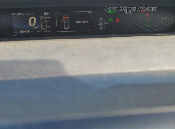 JTDBVRBD9HA001412 2017 TOYOTA MIRAI Silver Instrument cluster view
