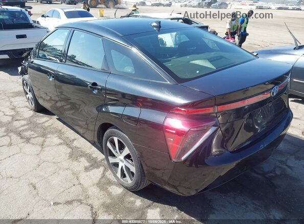 JTDBVRBDXHA001919 2017 TOYOTA MIRAI Black Tył lewy