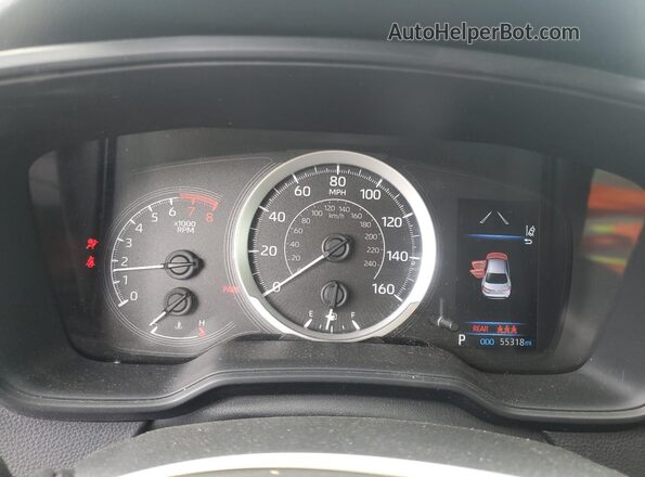 JTDEPMAE5NJ227432 2022 TOYOTA LL Серебряный Вид щитка приборов