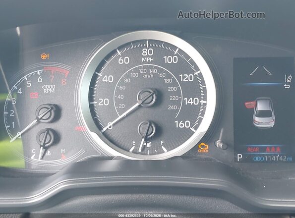 JTDEPRAE1LJ025956 2020 TOYOTA LL Gray Widok tylnych siedzeń