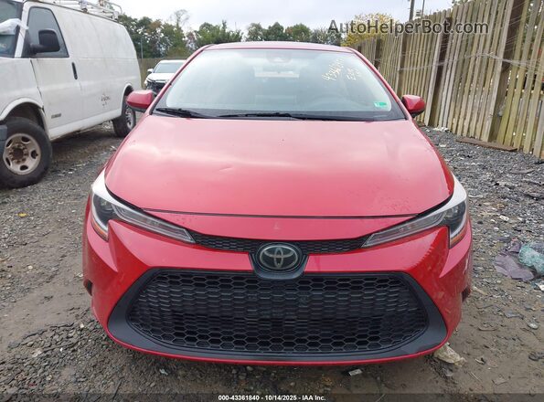 JTDEPRAE1LJ040960 2020 TOYOTA LL Red Սարքավորումների վահանակի տեսք
