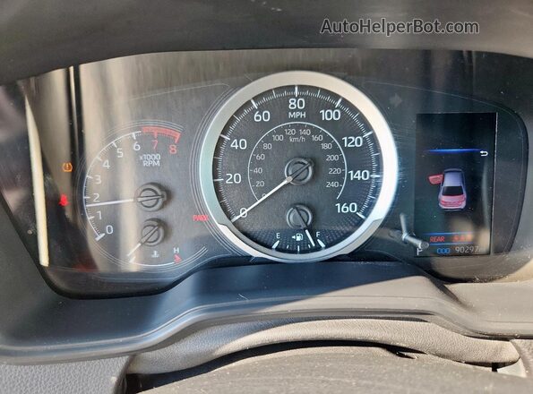 JTDEPRAE4LJ020959 2020 TOYOTA LL Белый Вид щитка приборов
