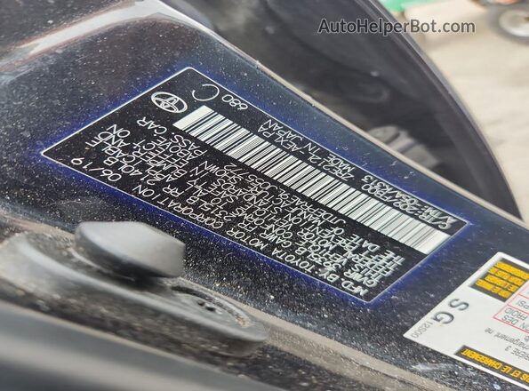JTDEPRAE9LJ055772 2020 TOYOTA LL Black Engine compartment view