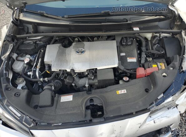 JTDKAMFU0M3141002 2021 TOYOTA PRIUS Silver 
