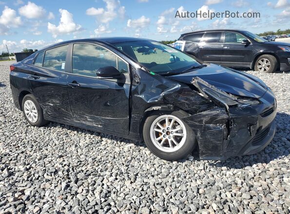 JTDKAMFU1M3131529 2021 TOYOTA PRIUS Black Przód prawy