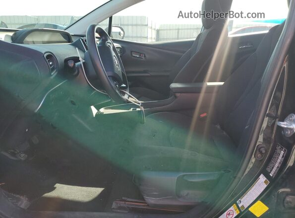 JTDKAMFU1M3131529 2021 TOYOTA PRIUS Black Widok wnętrza z przodu