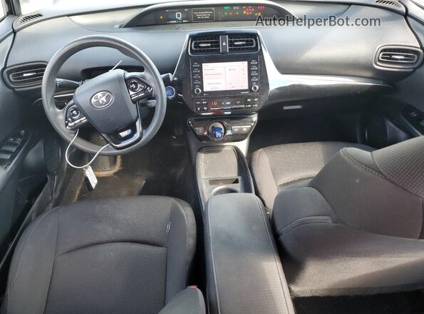 JTDKAMFU1M3131529 2021 TOYOTA PRIUS Black Widok deski rozdzielczej