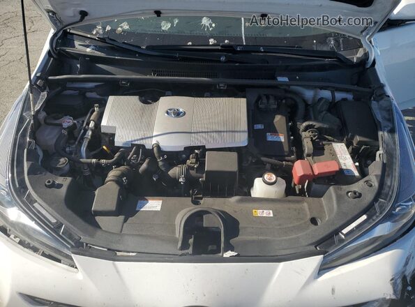 JTDKAMFU2N3157199 2022 TOYOTA PRIUS White Սալոնի հետևի տեսք