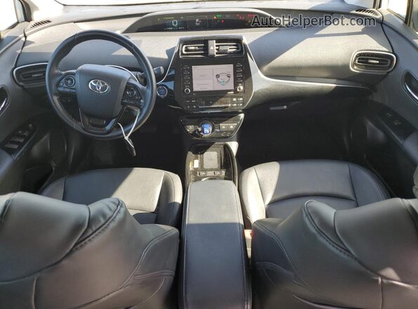 JTDKAMFU2N3157199 2022 TOYOTA PRIUS White Առջևի վահանակի տեսք