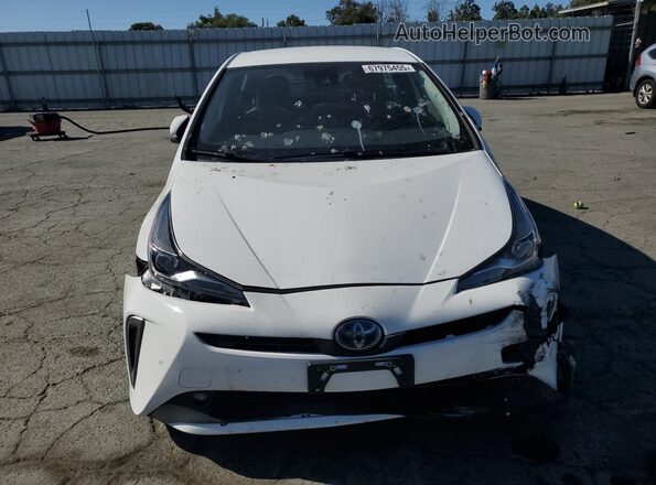JTDKAMFU2N3157199 2022 TOYOTA PRIUS White Դիմացի տեսք