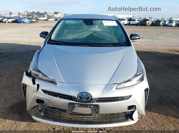 JTDKAMFU2N3168994 2022 TOYOTA PRIUS Серебряный Вид щитка приборов