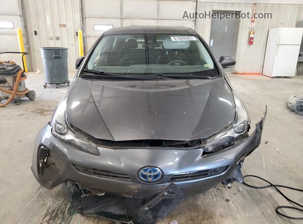 JTDKAMFU5M3143781 2021 TOYOTA PRIUS Gray Widok z przodu