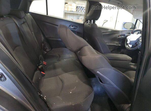 JTDKAMFU5M3143781 2021 TOYOTA PRIUS Gray Widok tylnych siedzeń