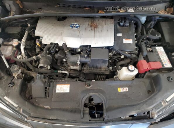 JTDKAMFU5M3143781 2021 TOYOTA PRIUS Gray Widok wnętrza z tyłu