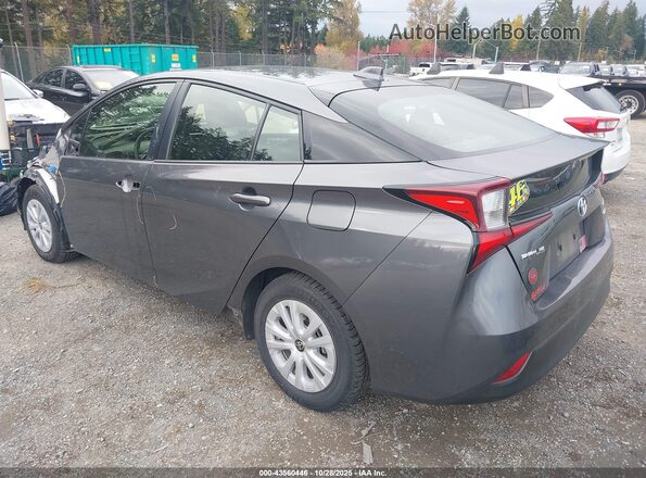 JTDKAMFU6N3176029 2022 TOYOTA PRIUS Gray Rear left