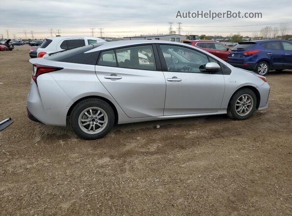 JTDKAMFU7M3148299 2021 TOYOTA PRIUS Серебряный Задняя правая четверть