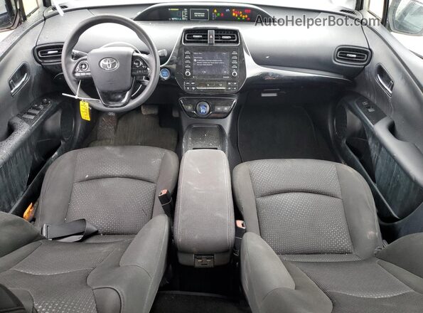 JTDKAMFU7M3148299 2021 TOYOTA PRIUS Серебряный Вид панели приборов