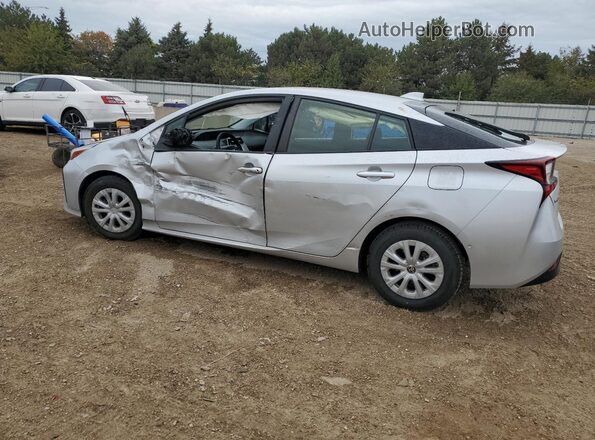 JTDKAMFU7M3148299 2021 TOYOTA PRIUS Серебряный Задняя левая четверть