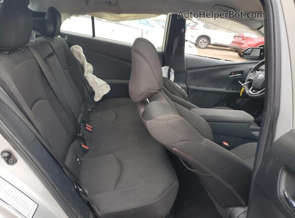 JTDKAMFU7M3148299 2021 TOYOTA PRIUS Серебряный Вид задних сидений