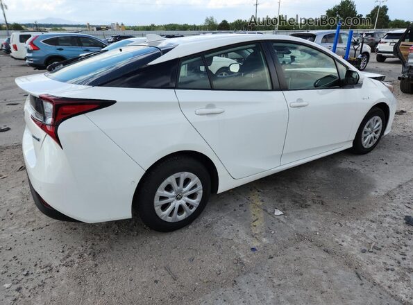JTDKAMFU7M3148495 2021 TOYOTA PRIUS White უკანა მარჯვენა