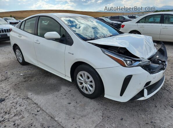 JTDKAMFU7M3148495 2021 TOYOTA PRIUS White წინა მარჯვენა