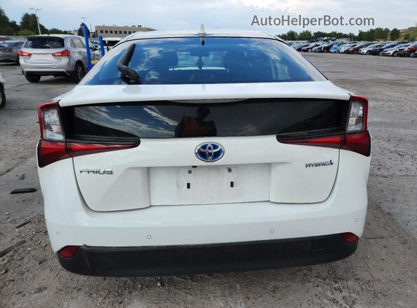 JTDKAMFU7M3148495 2021 TOYOTA PRIUS White უკანა ხედი