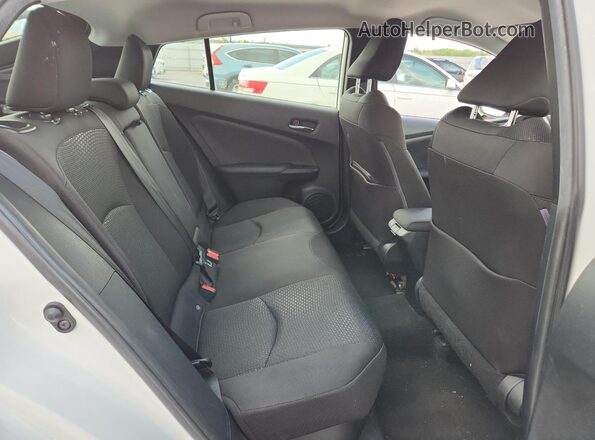 JTDKAMFU7M3148495 2021 TOYOTA PRIUS White უკანა სავარძლების ხედი