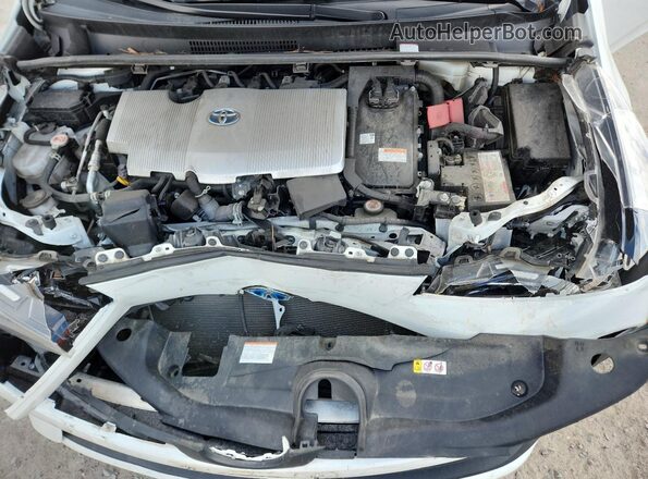 JTDKAMFU7M3148495 2021 TOYOTA PRIUS White უკანა სალონის ხედი