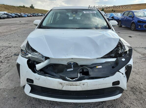 JTDKAMFU7M3148495 2021 TOYOTA PRIUS White წინა ხედი