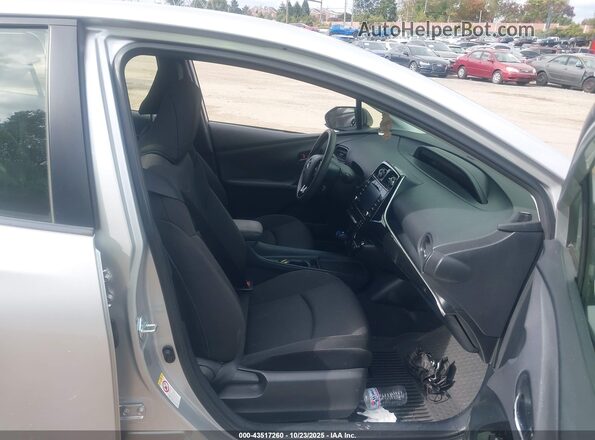 JTDKAMFU8N3160348 2022 TOYOTA PRIUS Silver Widok wnętrza z przodu