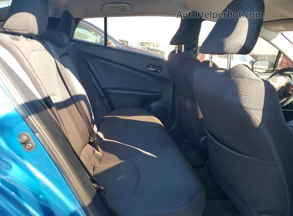JTDKAMFU9N3157958 2022 TOYOTA PRIUS Blue Vista de los asientos traseros