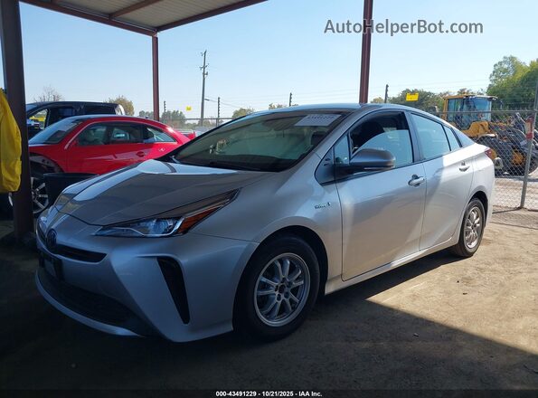 JTDKAMFUXN3178835 2022 TOYOTA PRIUS Silver Front left