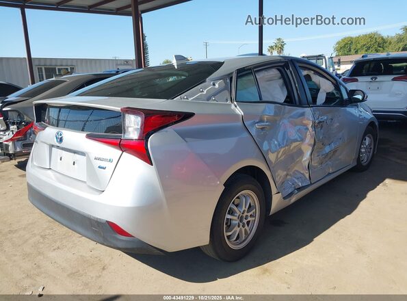 JTDKAMFUXN3178835 2022 TOYOTA PRIUS Silver Rear right