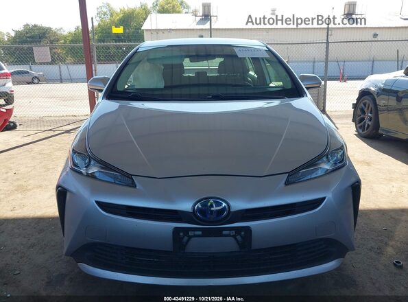 JTDKAMFUXN3178835 2022 TOYOTA PRIUS Silver Instrument cluster view