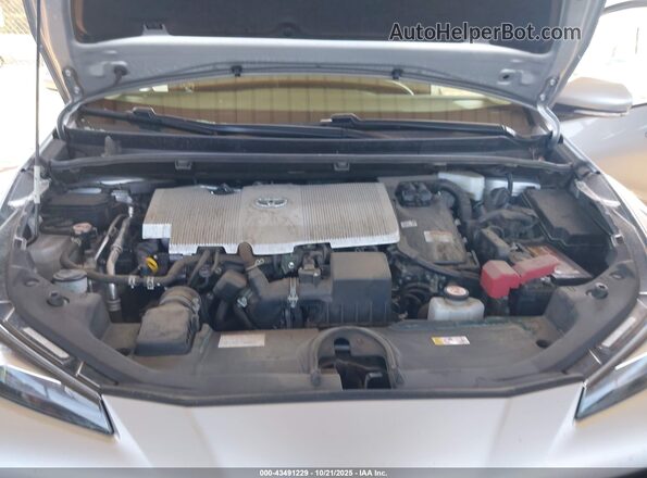 JTDKAMFUXN3178835 2022 TOYOTA PRIUS Silver Rear view
