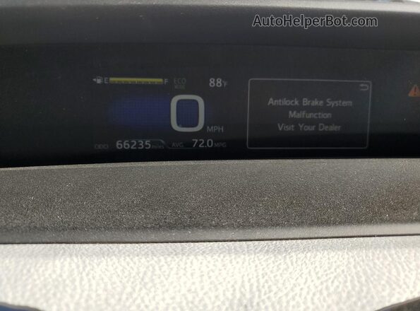 JTDKARFP2L3131738 2020 TOYOTA LE White Instrument cluster view
