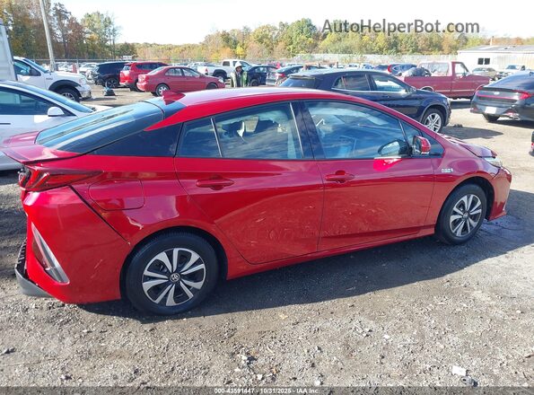 JTDKARFP7J3098720 2018 TOYOTA PRIUS PRIME Burgundy 360 interior view